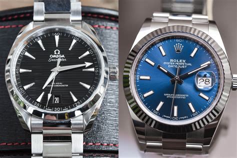 rolex datejust vs omega.